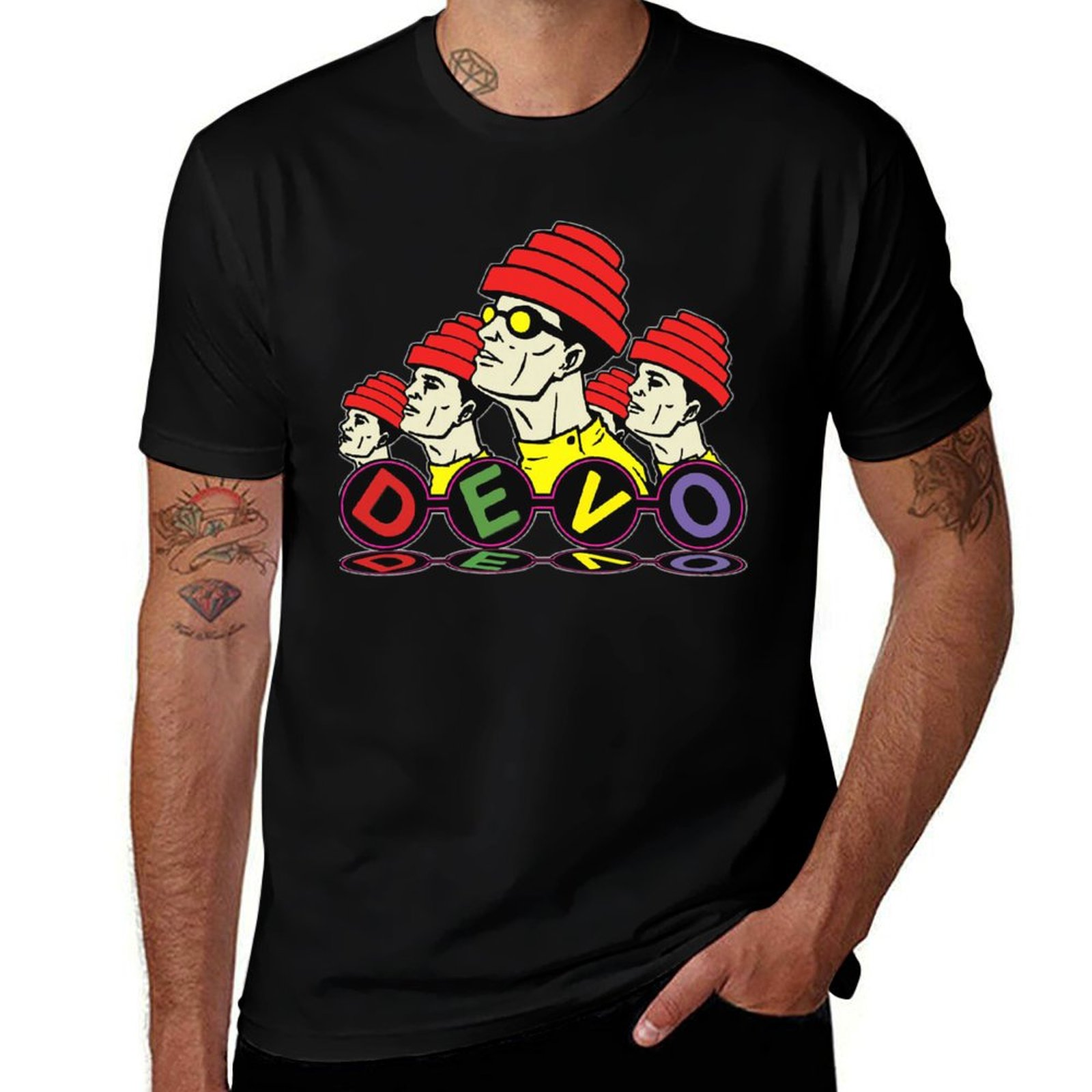 Street Fashion Guys - Four Guys T-Shirt Street Fashion Casual