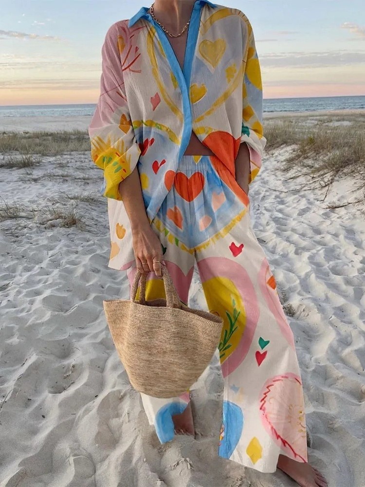 Street Fashion Elements - Fashion Shirt Lapel Long Sleeve Top