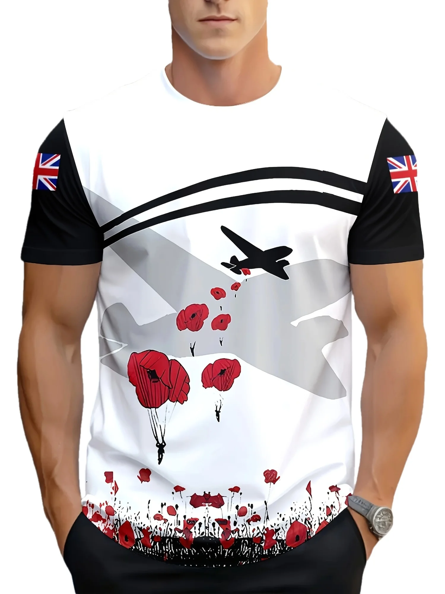 Street Fashion Uk - Fashion UK Remembrance War Plane Spliced