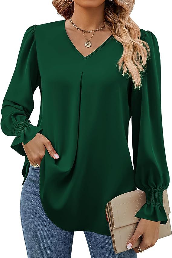 Street Fashion China Girl - Women's Long Sleeve Shirt Spring Solid