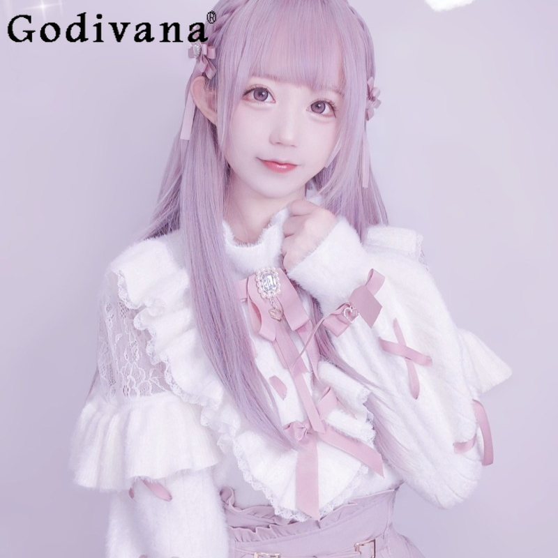 Japanese Street Fashion Female - Japanese Style Mass Produced Sweater Female