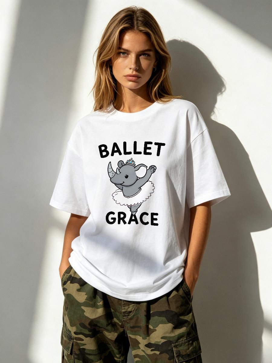 Street Fashion Vogue - T Shirts Woman Street Urban Casual