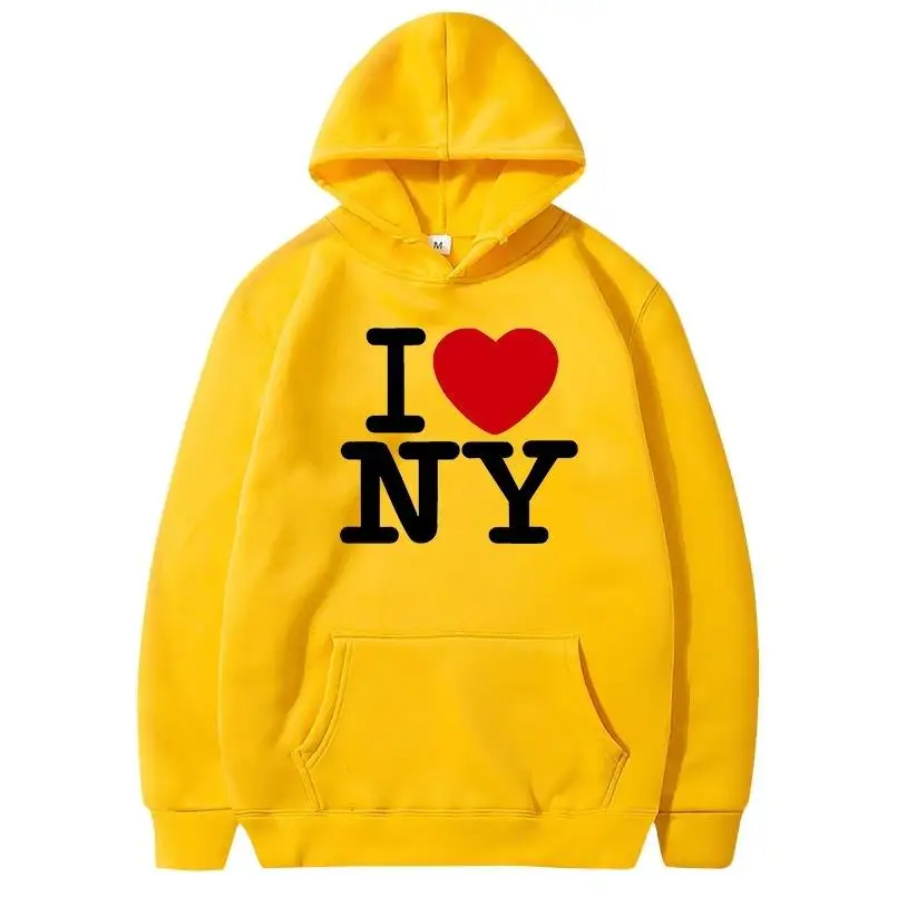 I Love New York Pritned Hoodie - đánh giá và giá Street Fashion In New York