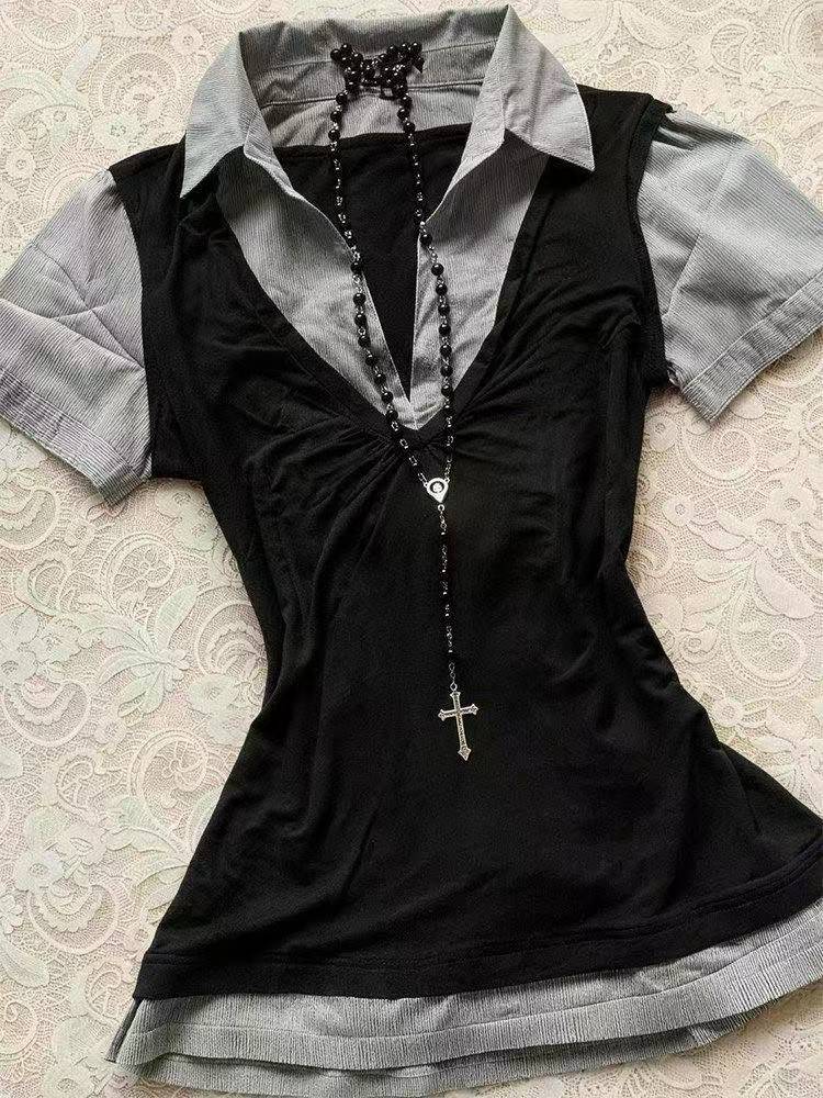 Fairy Grunge Aesthetic Tees Wo - đánh giá và giá Street Fashion In Japan