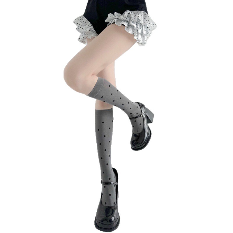 Spring Autumn Ultra Thin Polka - đánh giá và giá Japanese Street Fashion Female