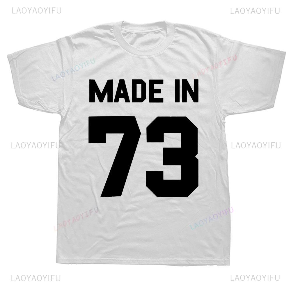 Hot Sale Made in 73 Graphic Cl - đánh giá và giá Street Fashion Hip Hop