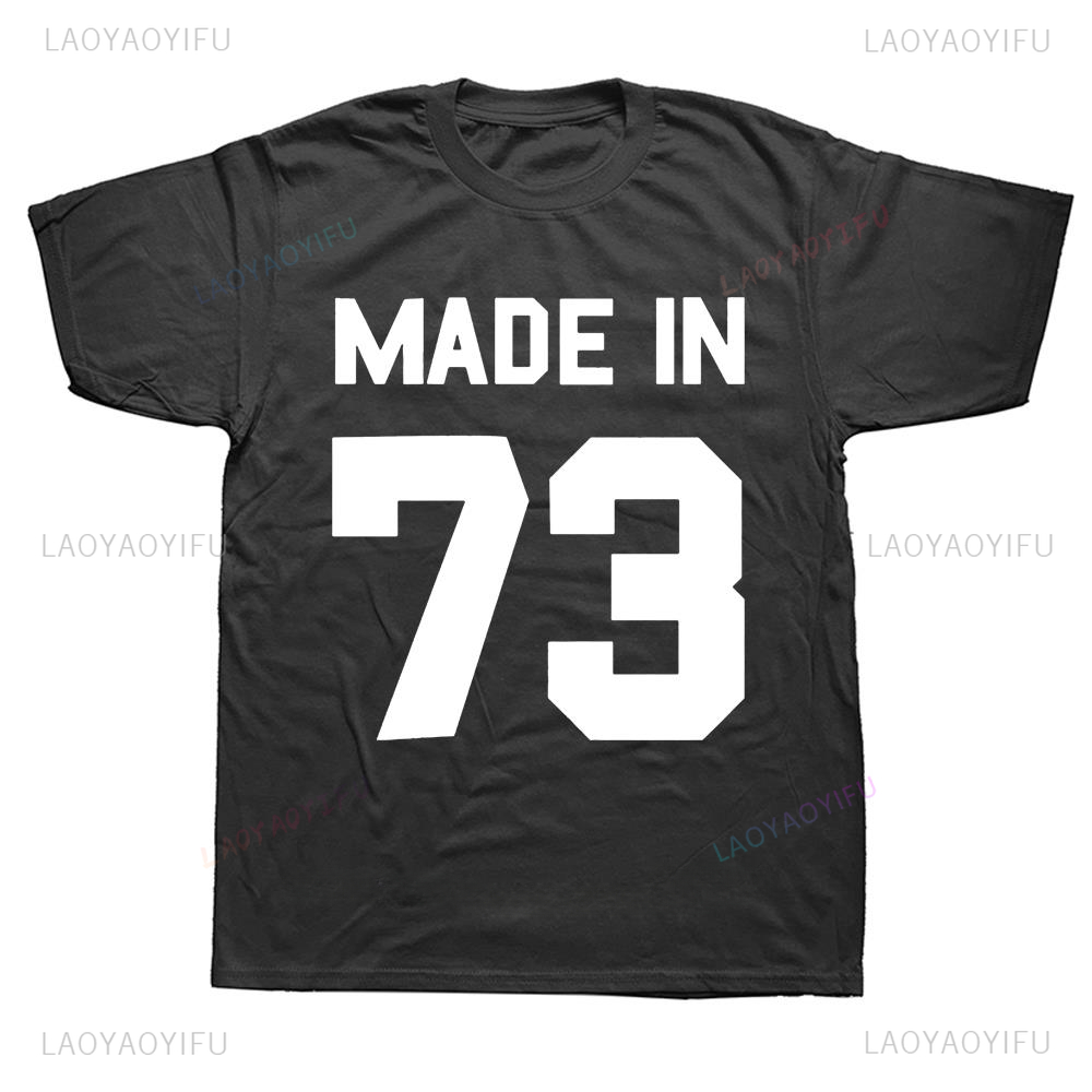Hot Sale Made in 73 Graphic Cl - đánh giá và giá Street Fashion Hip Hop
