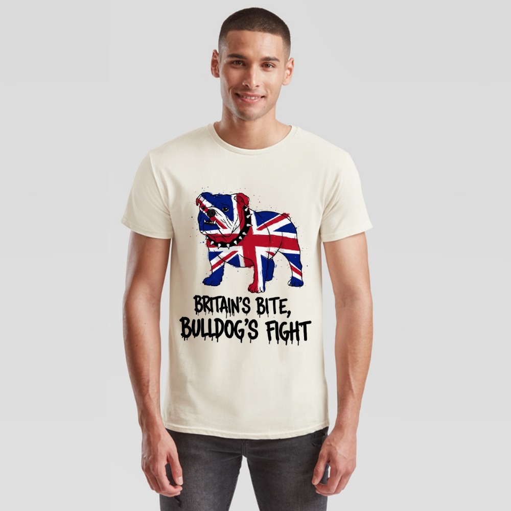 Union Jack Bulldog T-Shirt Bri - đánh giá và giá Street Fashion Uk