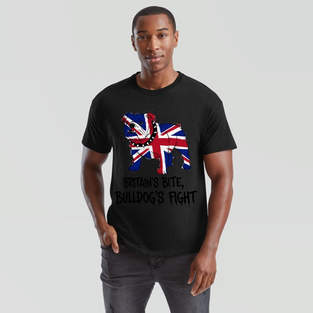 Union Jack Bulldog T-Shirt Bri - đánh giá và giá Street Fashion Uk