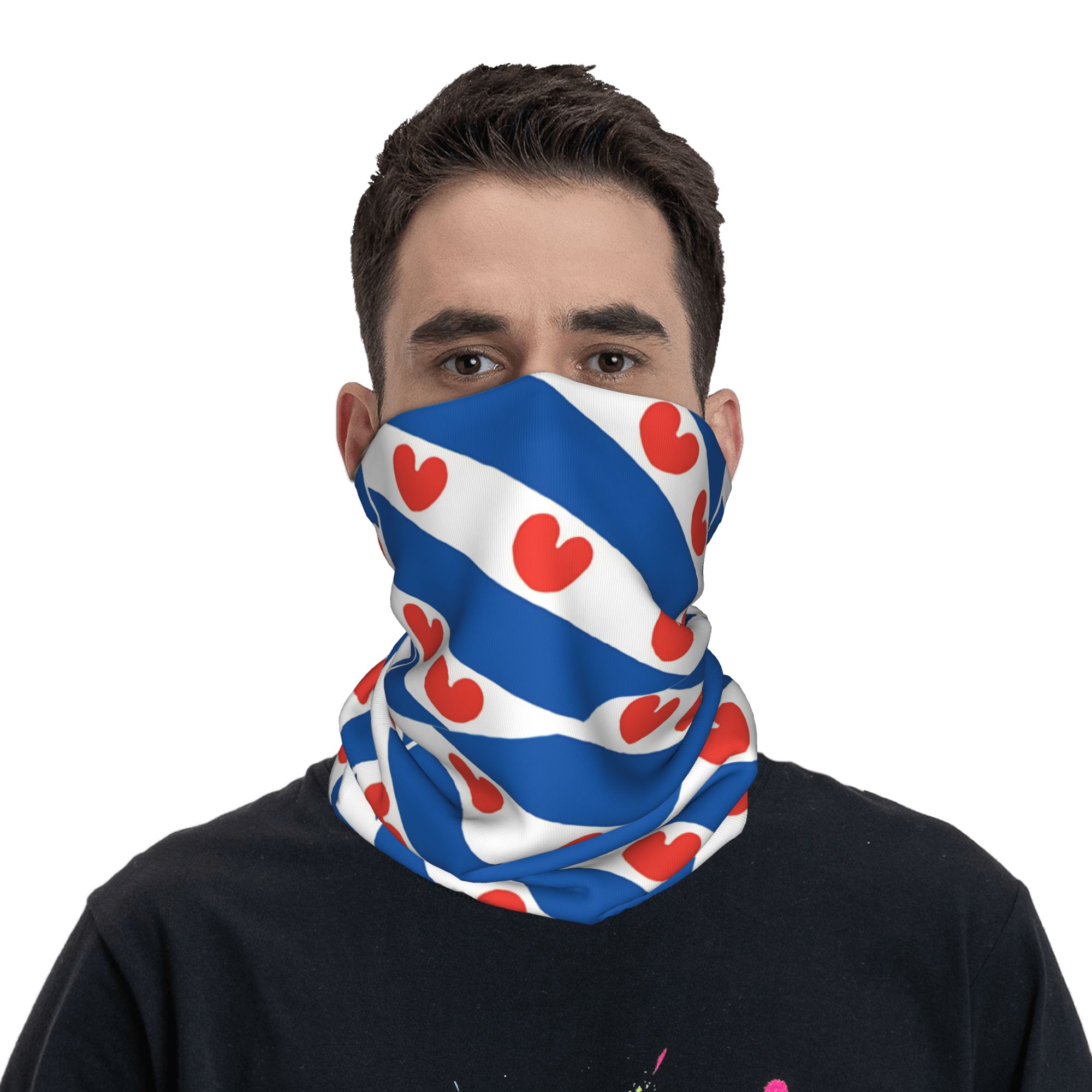 Friesland Flag Bandana  Vintag - đánh giá và giá Balaclava Face Mask