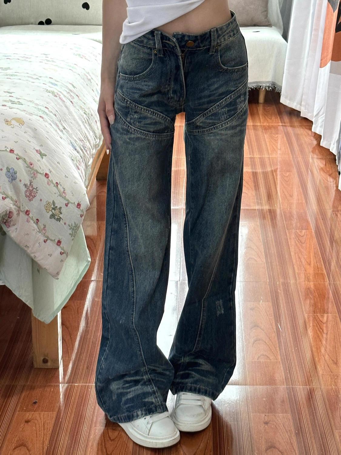 Girls Jeans Japanese Vintage C - đánh giá và giá Japanese Street Fashion Female