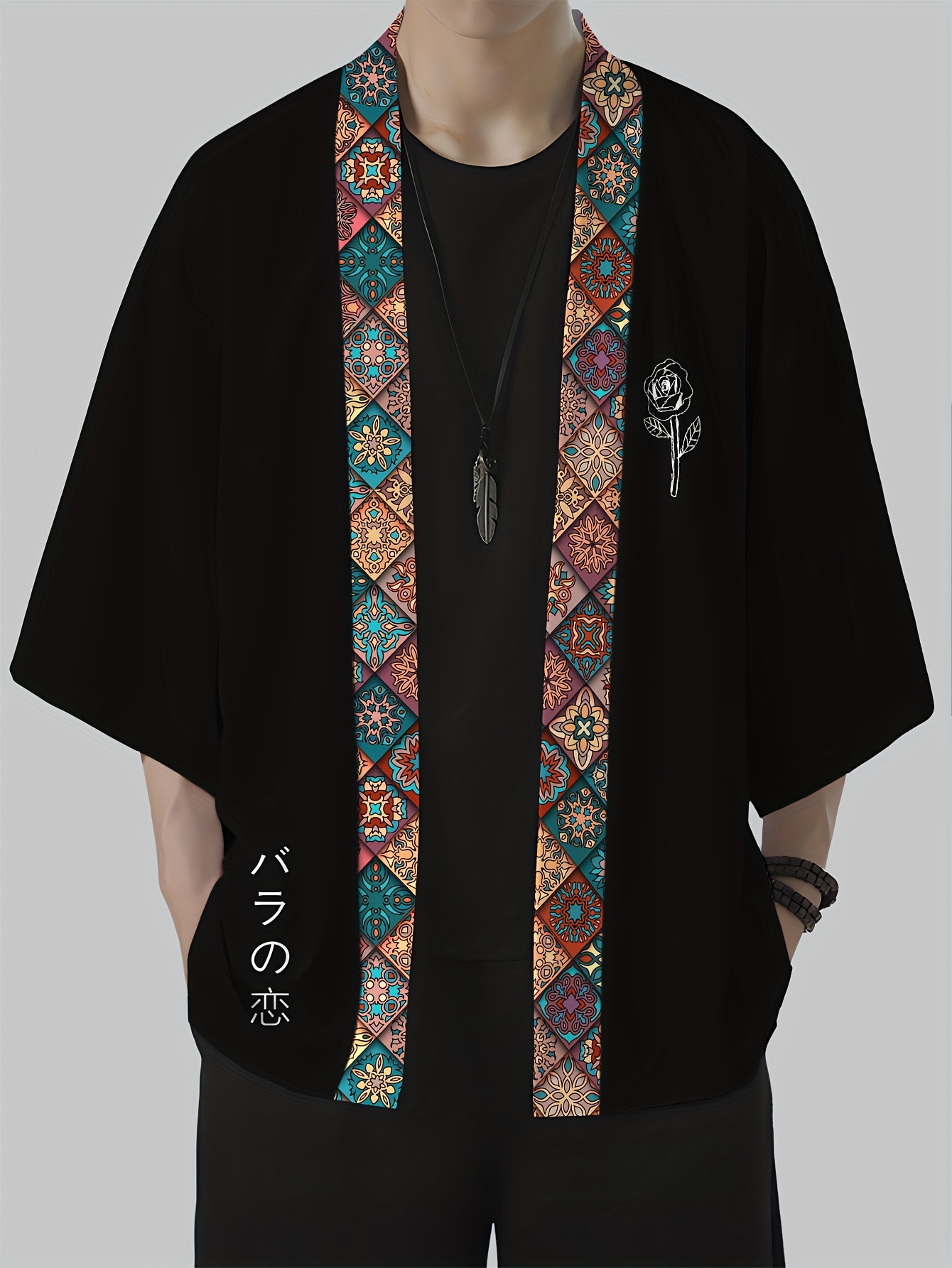 2026 Summer Men's Kimono 3D Pr - đánh giá và giá Street Fashion Summer 2026