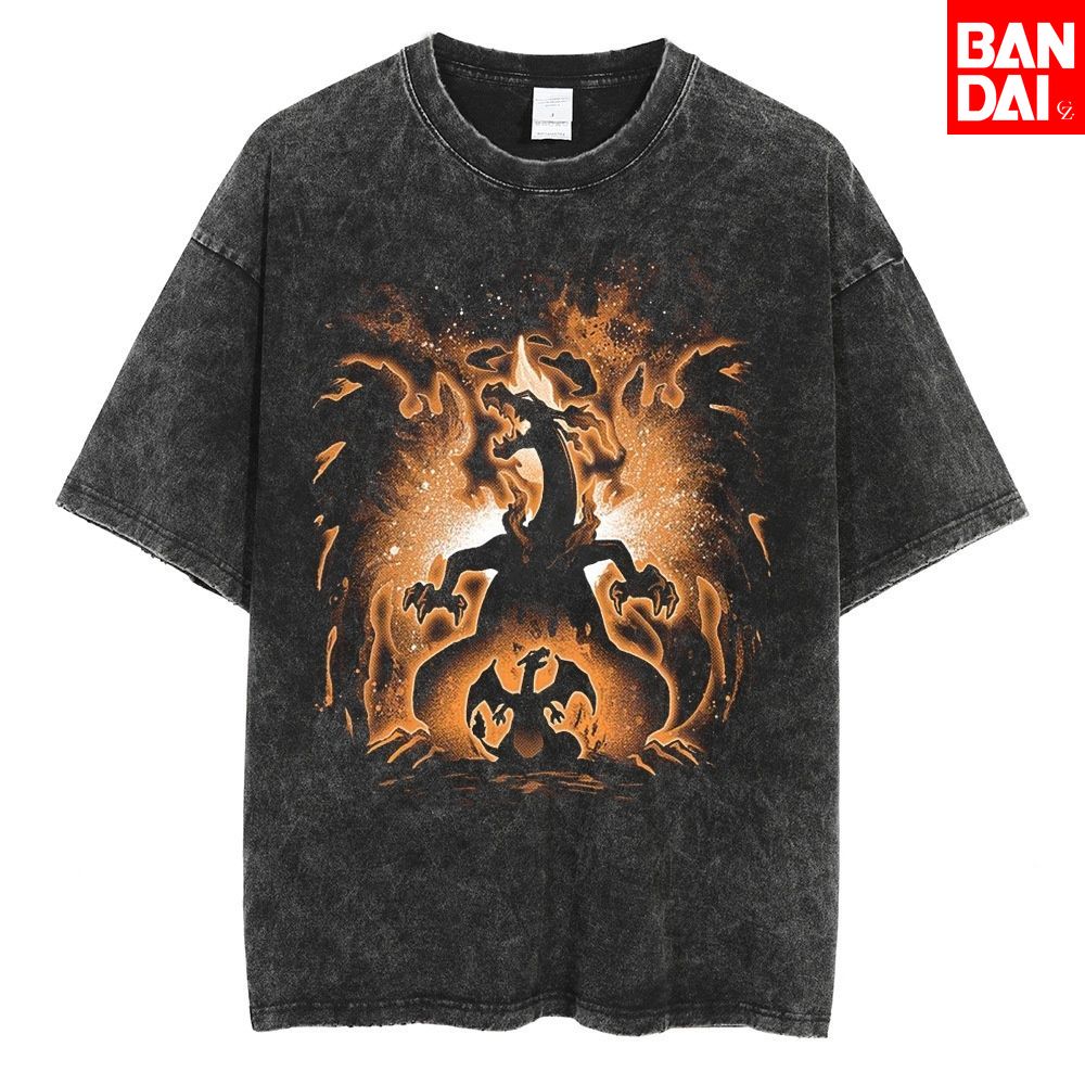 Pokemon Charizard T Shirt Men  - đánh giá và giá Street Fashion In Japan