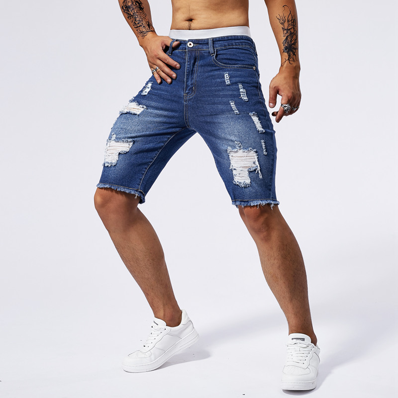 2025 Summer New Men's Ripped D - đánh giá và giá Street Fashion Brand