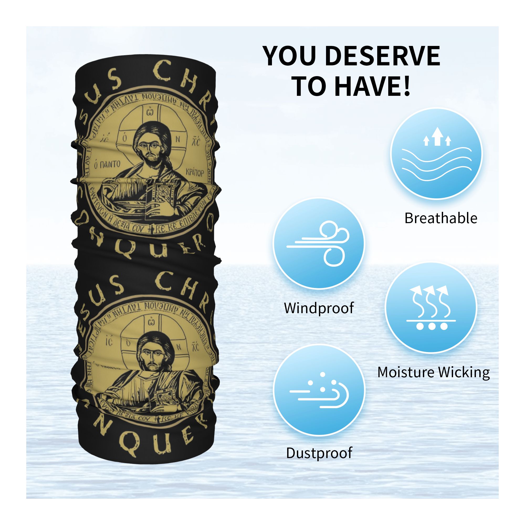 Jesus Christ Orthodox Bandana  - đánh giá và giá Balaclava Face Mask