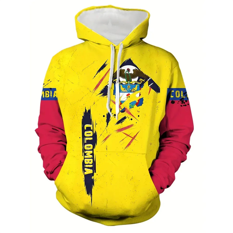 Colombian Venezuela Flag Hoodi - đánh giá và giá Street Fashion Brazil
