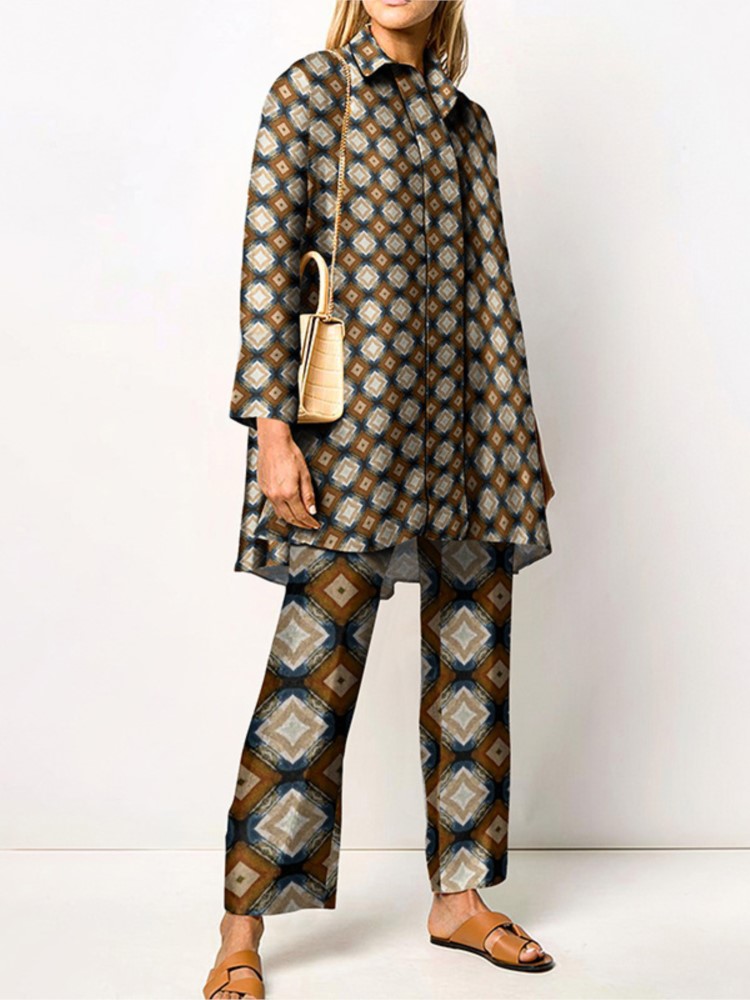 Autumn New Loose Vintage Print - đánh giá và giá Street Fashion China Girl