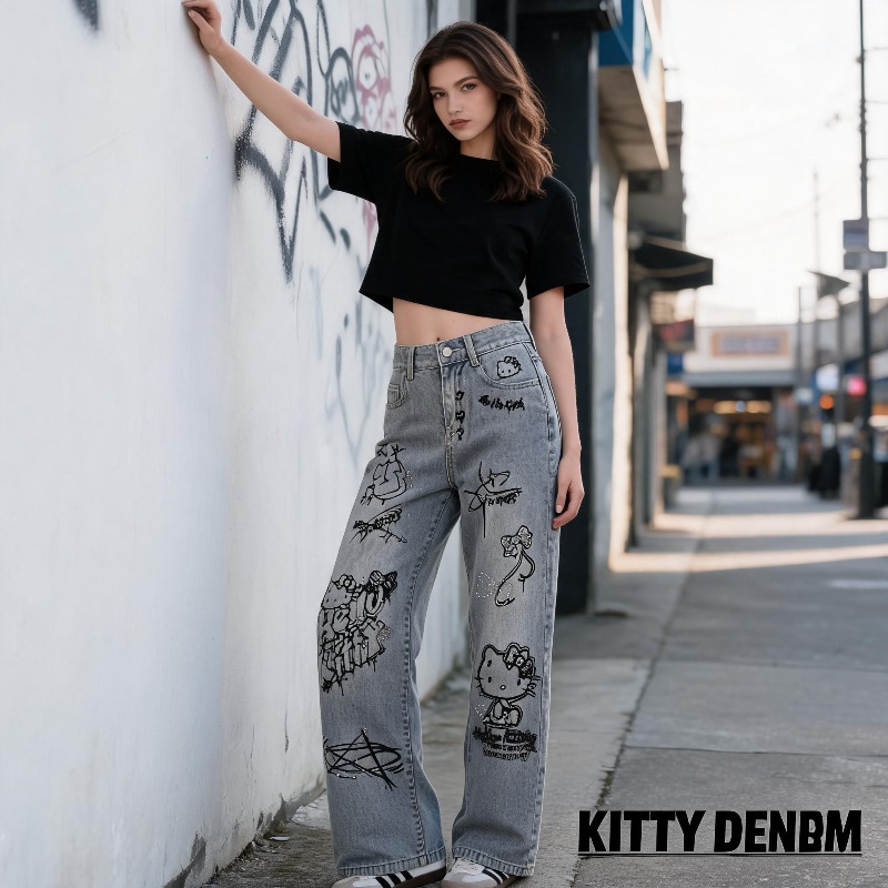 Cute Keiokitty Rhinestone Graf - đánh giá và giá Street Fashion In Japan