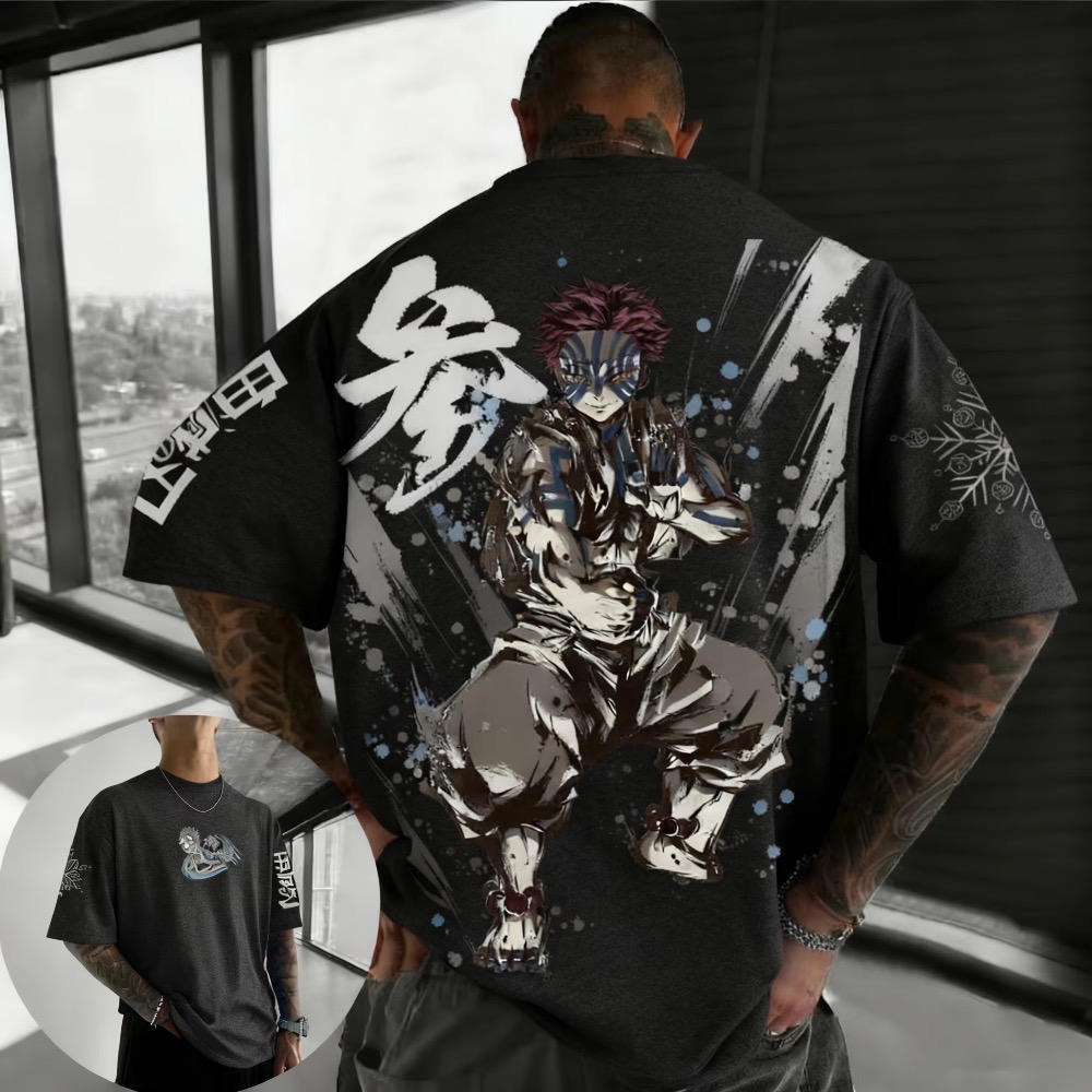 Summer Plus Size Demon Slayer  - đánh giá và giá Street Fashion In Japan