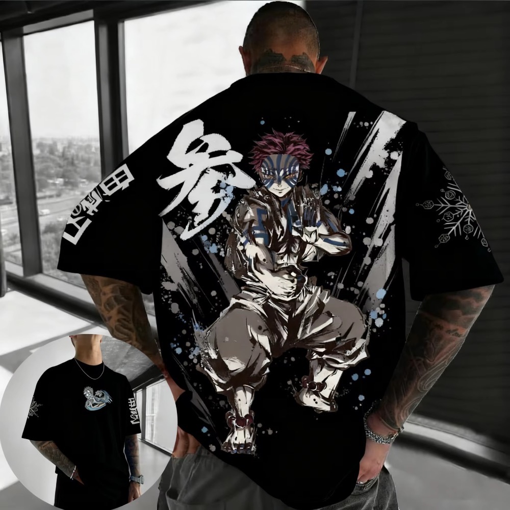 Summer Plus Size Demon Slayer  - đánh giá và giá Street Fashion In Japan