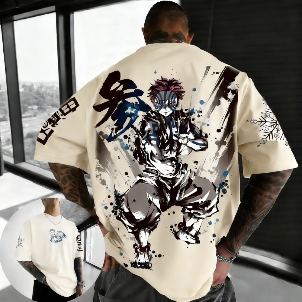 Summer Plus Size Demon Slayer  - đánh giá và giá Street Fashion In Japan