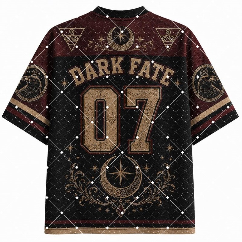 Dark Fate Witch Raven Print V‑ - đánh giá và giá Street Fashion Hip Hop