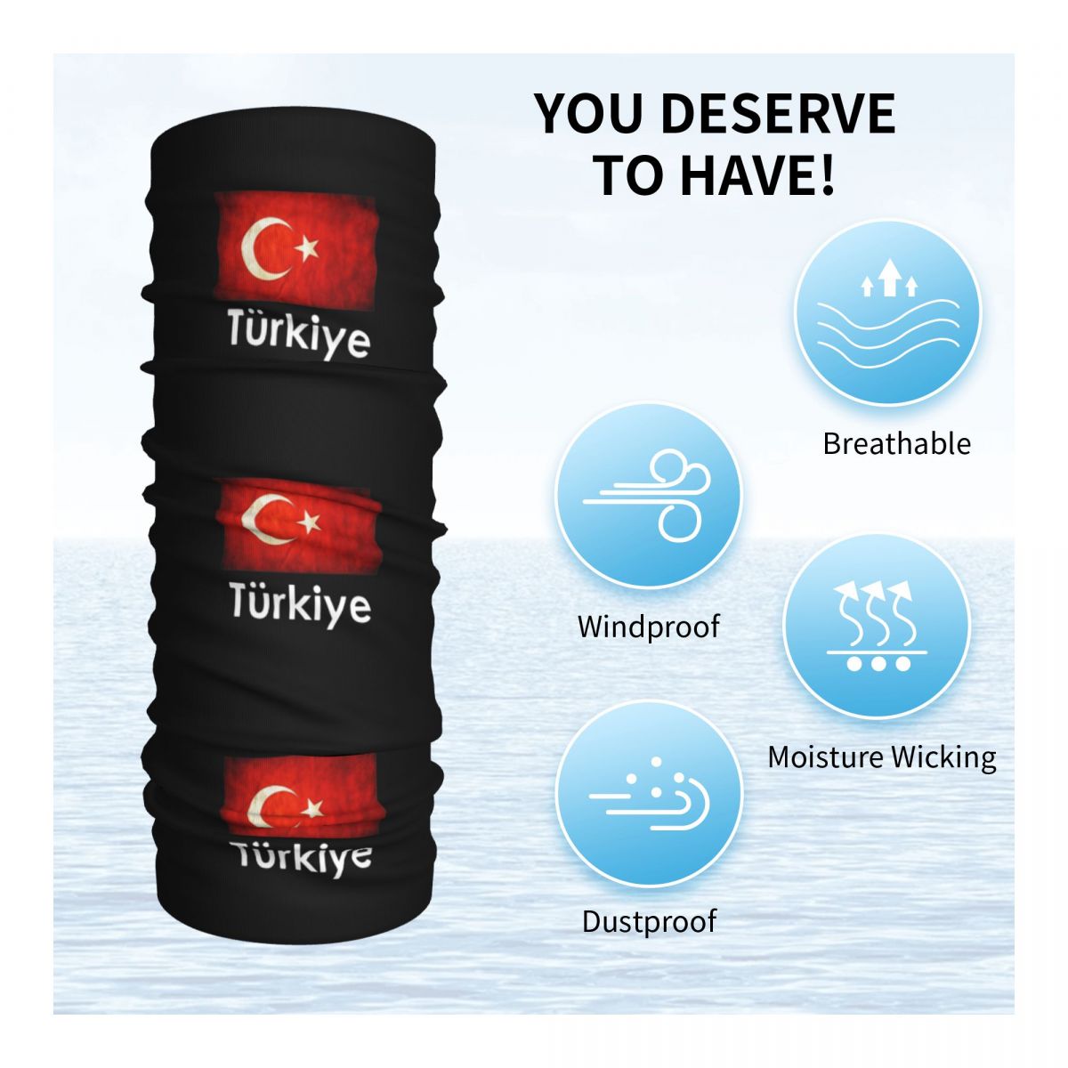 Turkiye Turkey Flag Gift Desig - đánh giá và giá Balaclava Face Mask