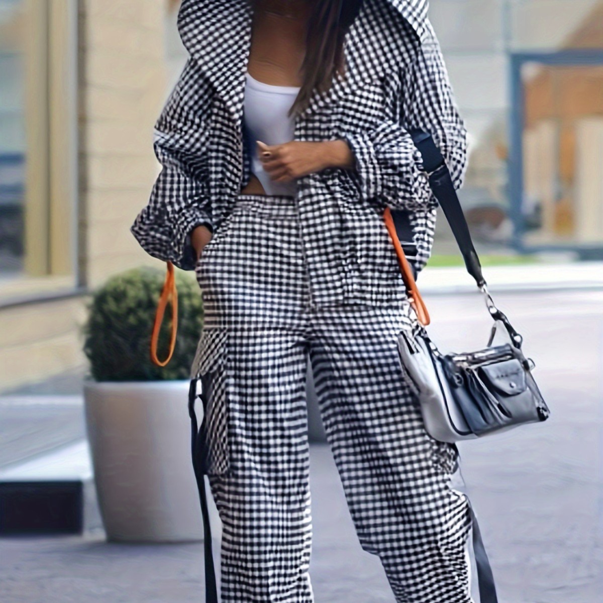 Spring Autumn Casual Plaid Pri - đánh giá và giá Street Fashion Jacket