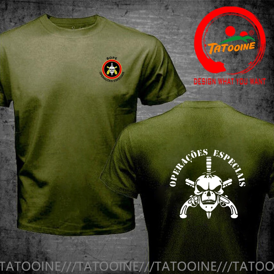 Funny Design BOPE Elite Death  - đánh giá và giá Street Fashion Brazil