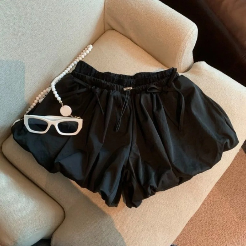 High Waist Solid Bud Shorts Lo - đánh giá và giá Japanese Street Fashion Female