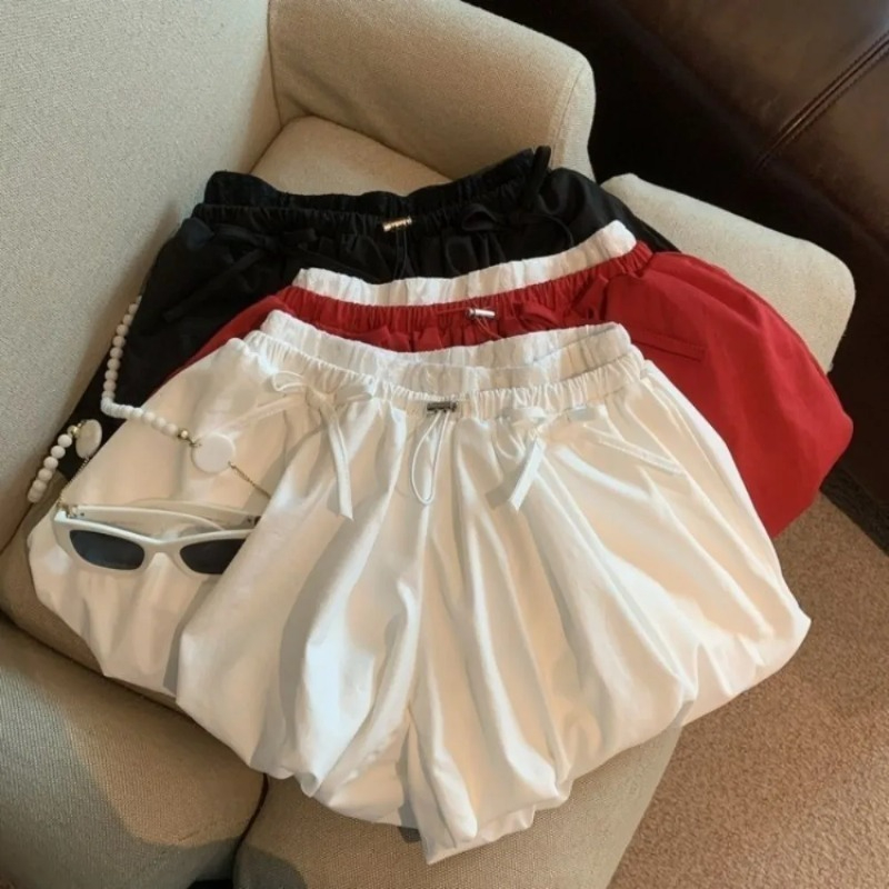 High Waist Solid Bud Shorts Lo - đánh giá và giá Japanese Street Fashion Female