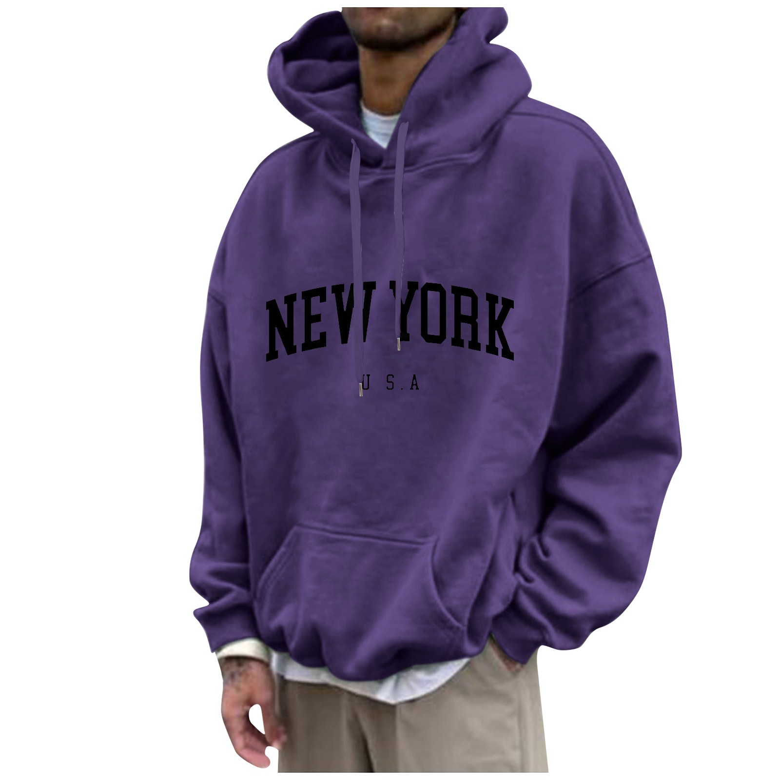 New York Print Mens Hoodies Fa - đánh giá và giá Street Fashion In New York