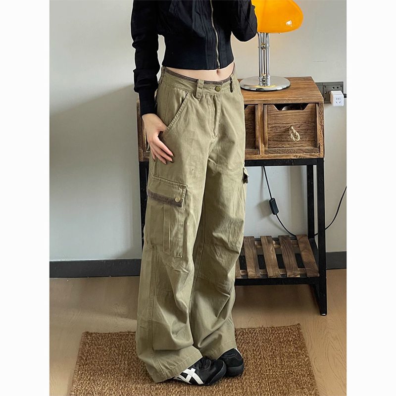 New Baggy Khaki Cargo Pants Wo - đánh giá và giá Japanese Street Fashion Female