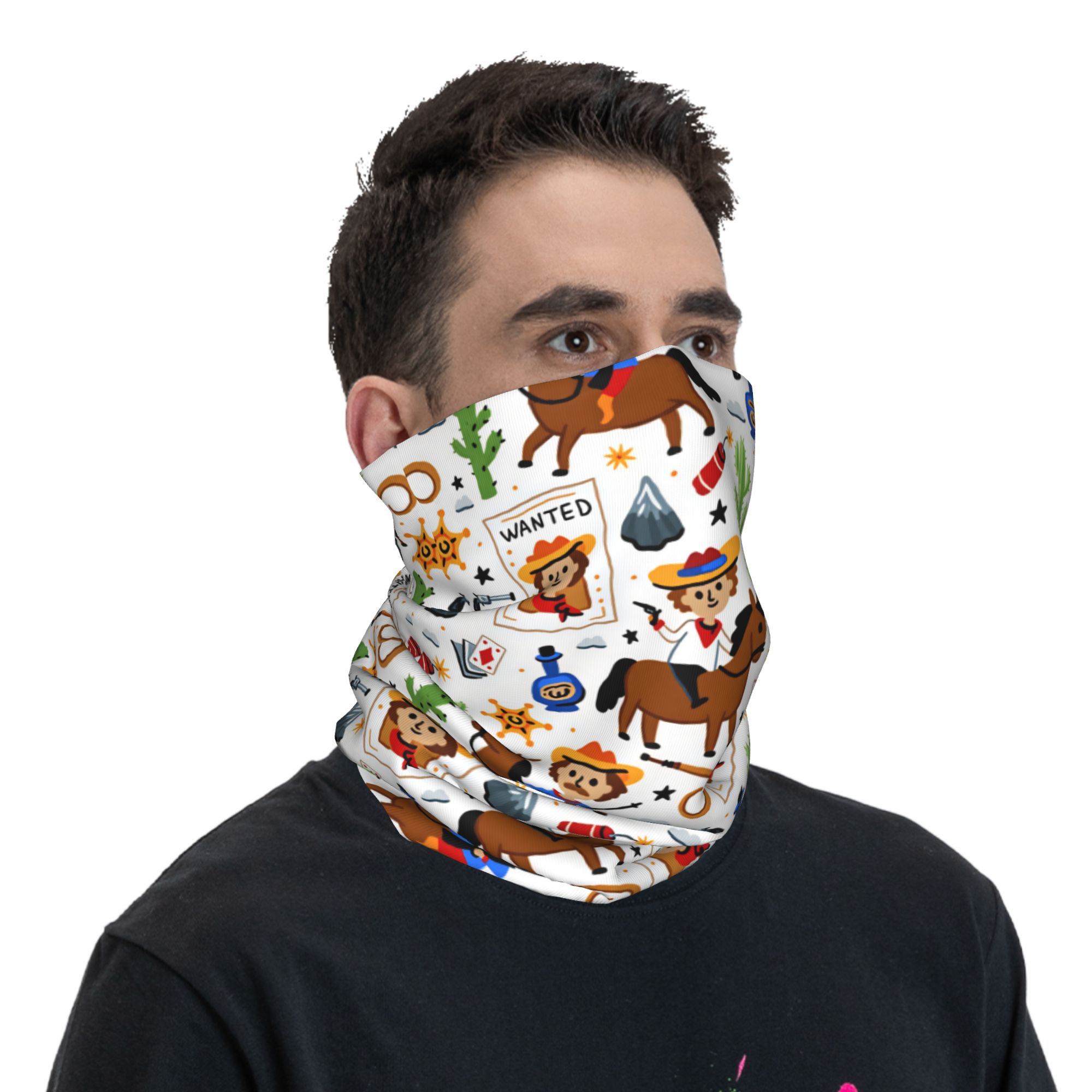 Cartoon Kids Western Cowboy Ba - đánh giá và giá Balaclava Face Mask
