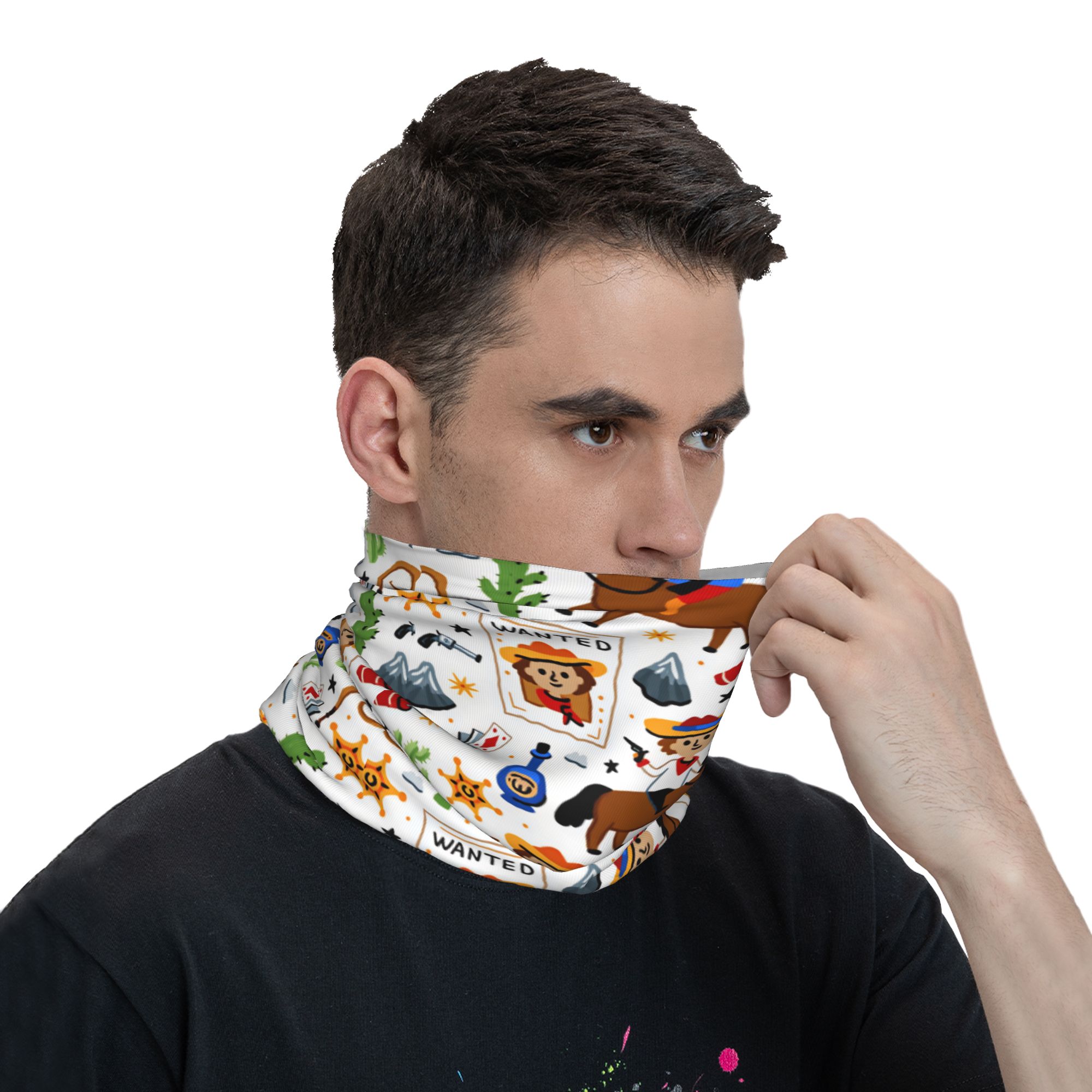 Cartoon Kids Western Cowboy Ba - đánh giá và giá Balaclava Face Mask