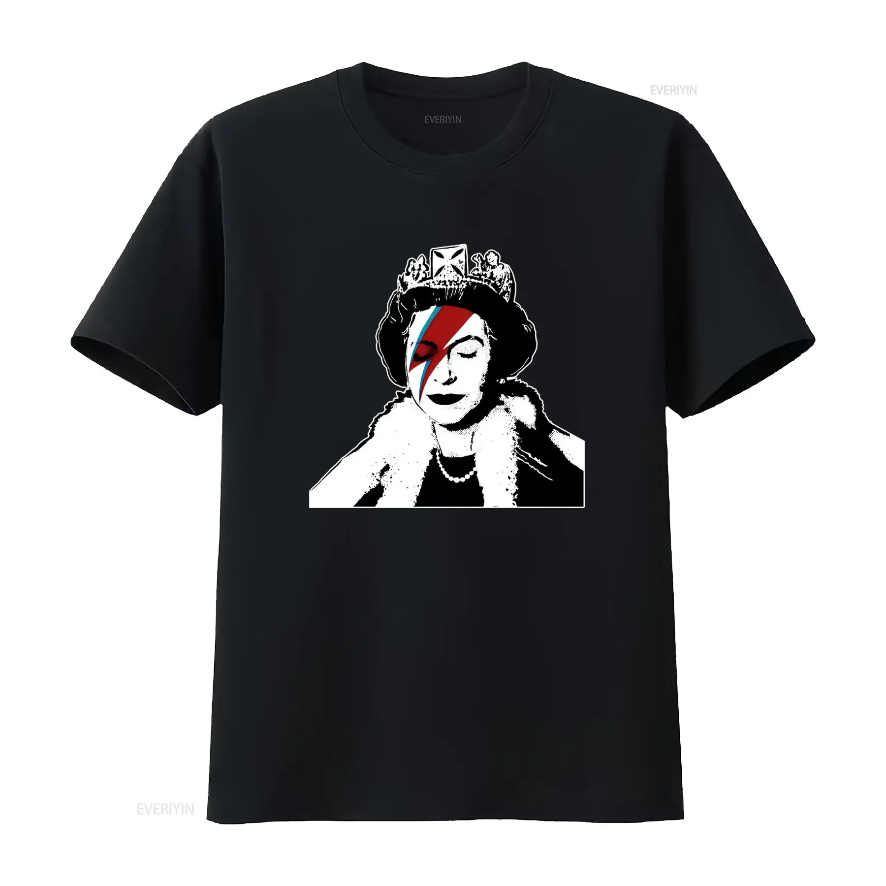 Banksy Queen Graffiti Art T Sh - đánh giá và giá Street Fashion Uk