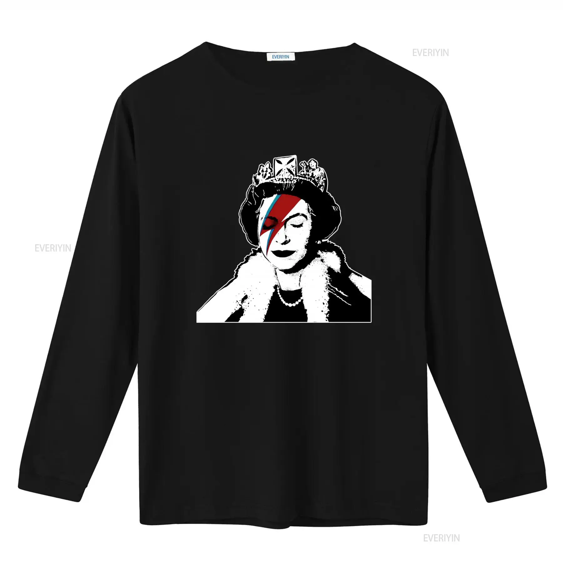 Banksy Queen Graffiti Art T Sh - đánh giá và giá Street Fashion Uk