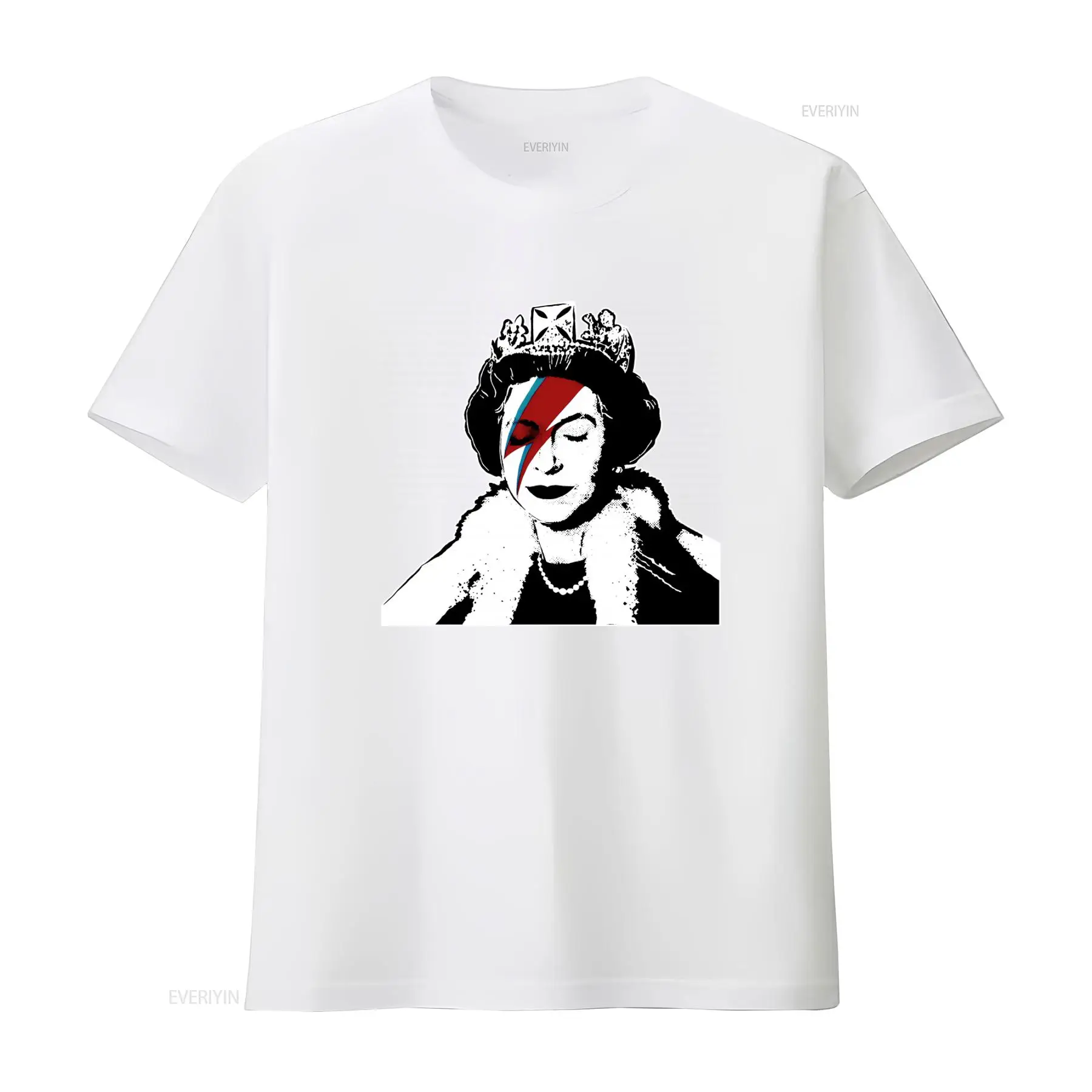 Banksy Queen Graffiti Art T Sh - đánh giá và giá Street Fashion Uk