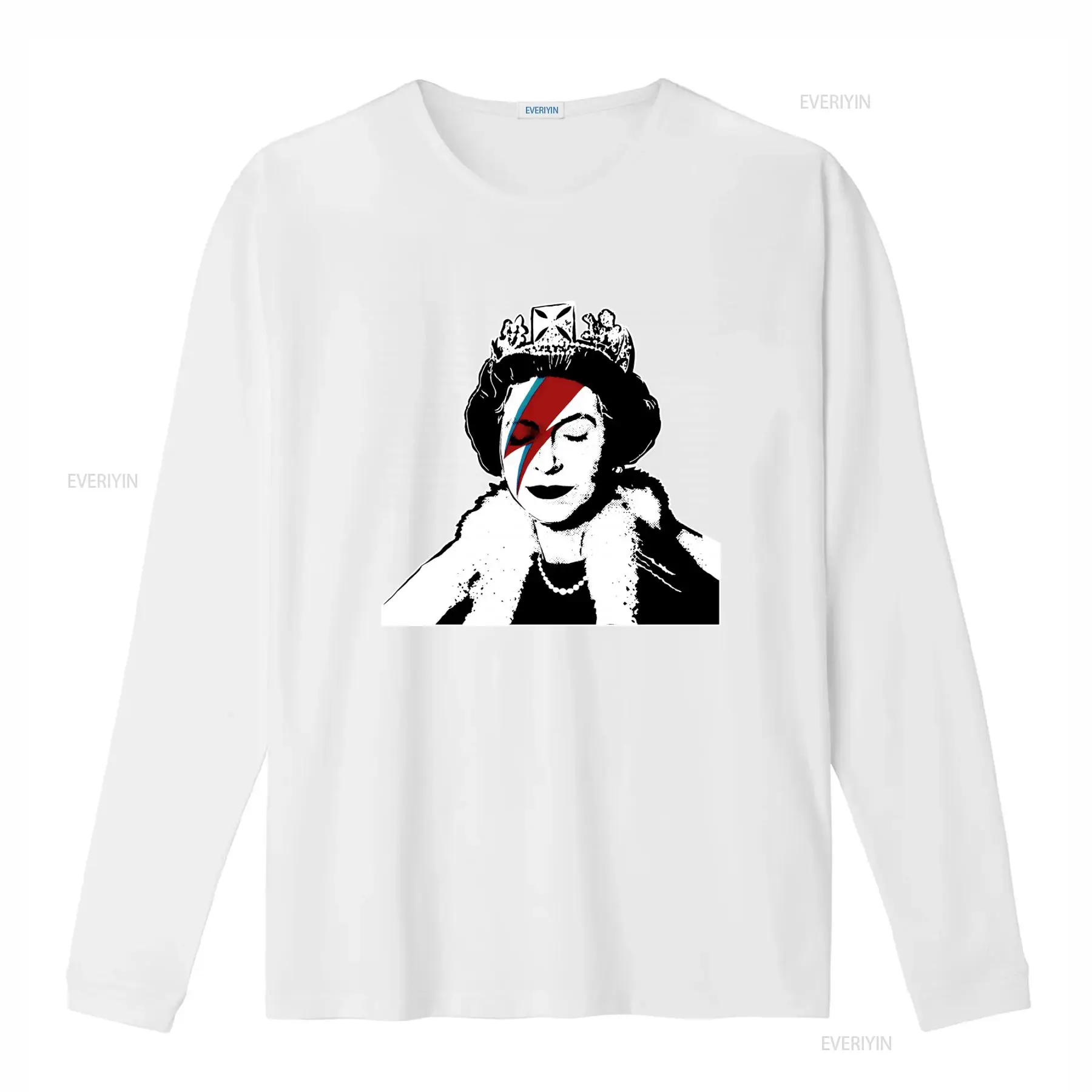 Banksy Queen Graffiti Art T Sh - đánh giá và giá Street Fashion Uk