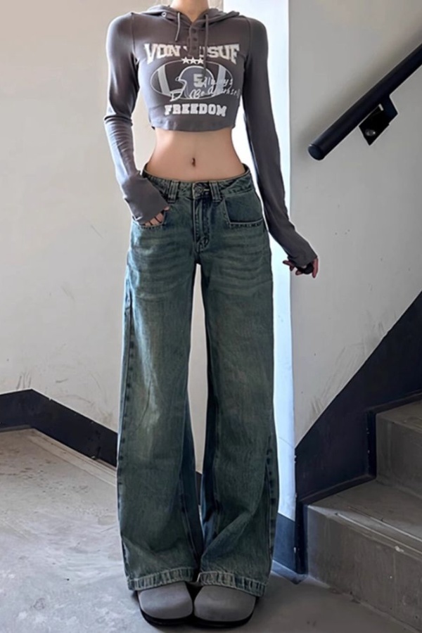 Brown Jeans Harajuku Y2K Kawai - đánh giá và giá Japanese Street Fashion Female