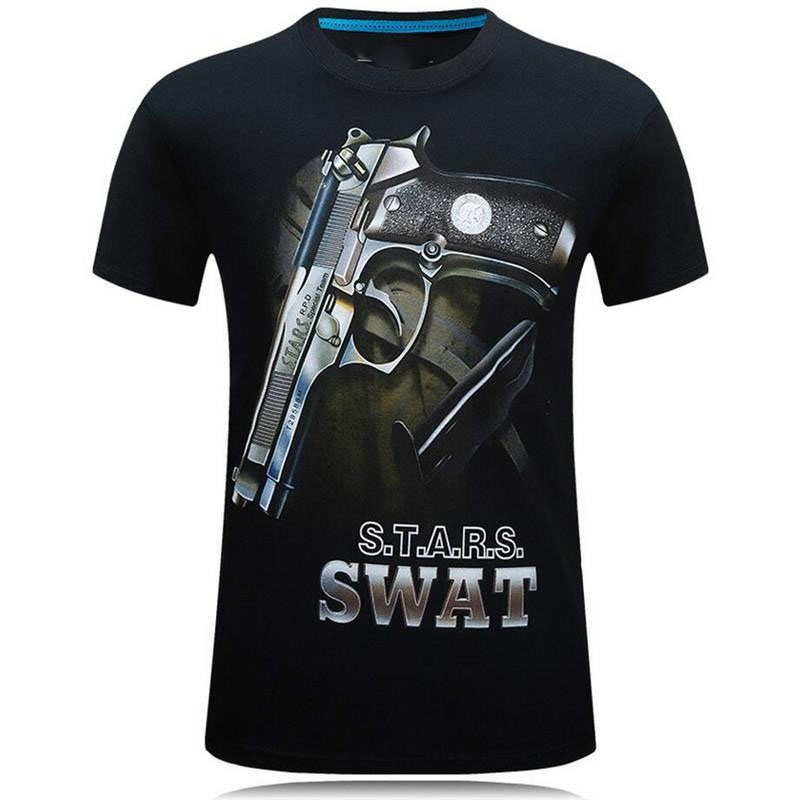 Tough Guy Style 3D Print T-shi - đánh giá và giá Street Fashion Guys