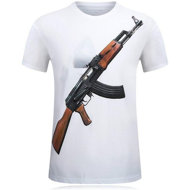 Tough Guy Style 3D Print T-shi - đánh giá và giá Street Fashion Guys