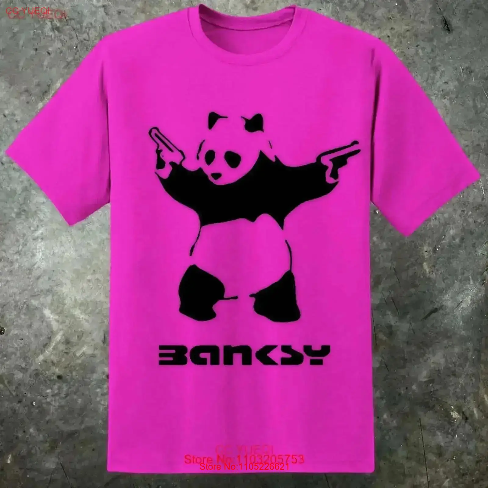 Banksy Inspired Mens Panda Gun - đánh giá và giá Street Fashion Uk