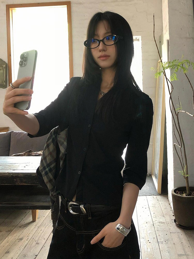 Genayooa Vintage Casual Shirt  - đánh giá và giá Street Fashion In Japan