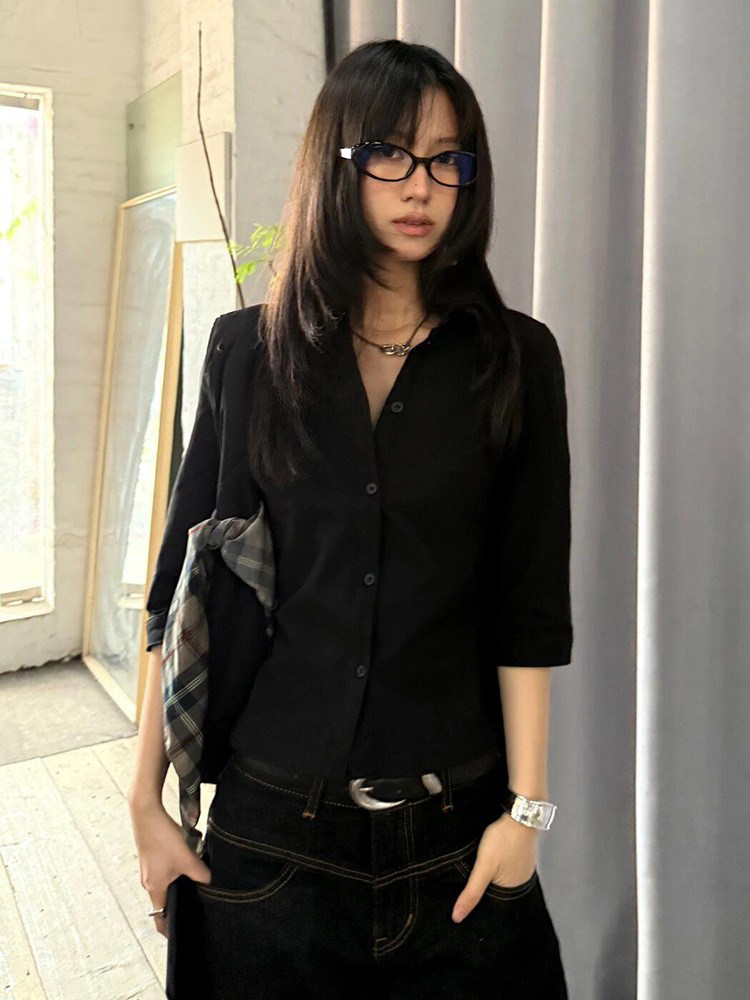 Genayooa Vintage Casual Shirt  - đánh giá và giá Street Fashion In Japan