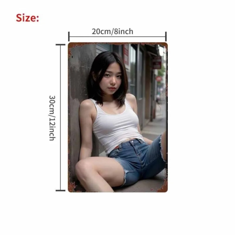 New Trendy HD Metal Wall Art - - đánh giá và giá Asian Street Fashion Girls