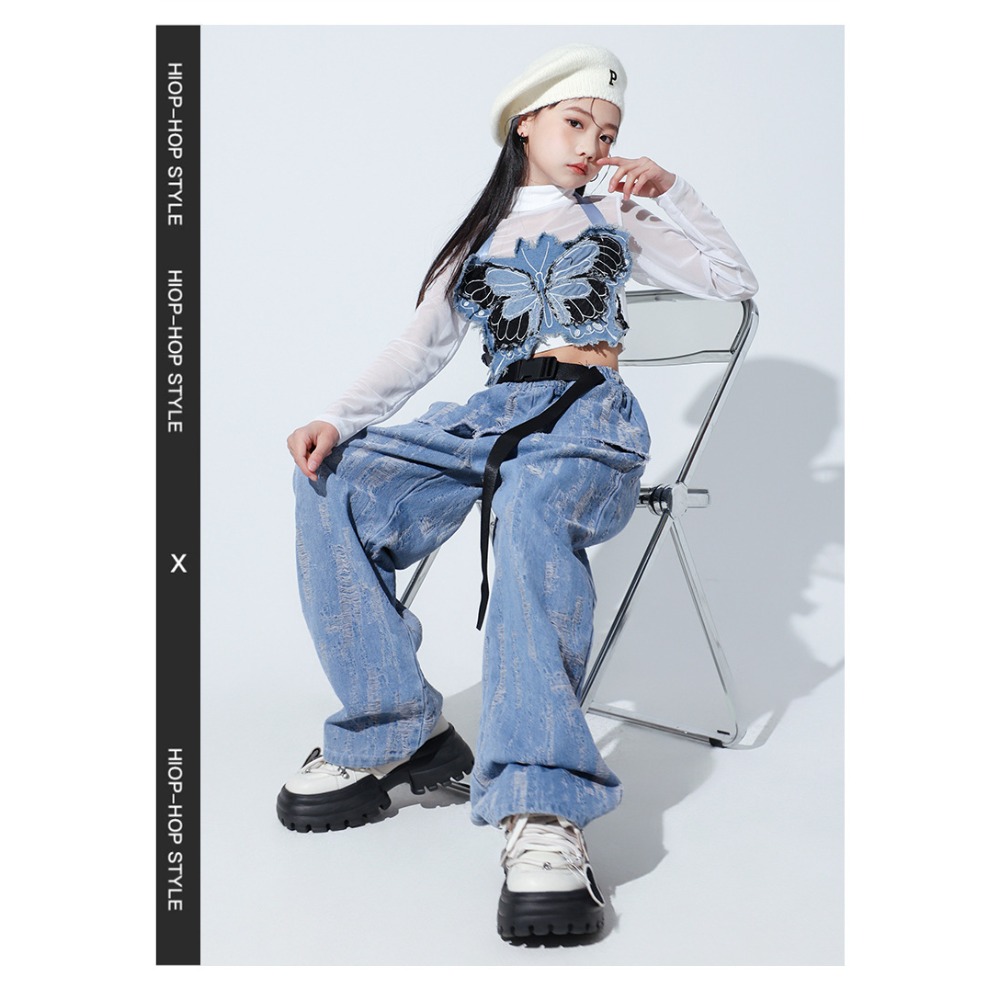 Jazz Hip Hop Dance Set Mesh Lo - đánh giá và giá Street Fashion Hip Hop