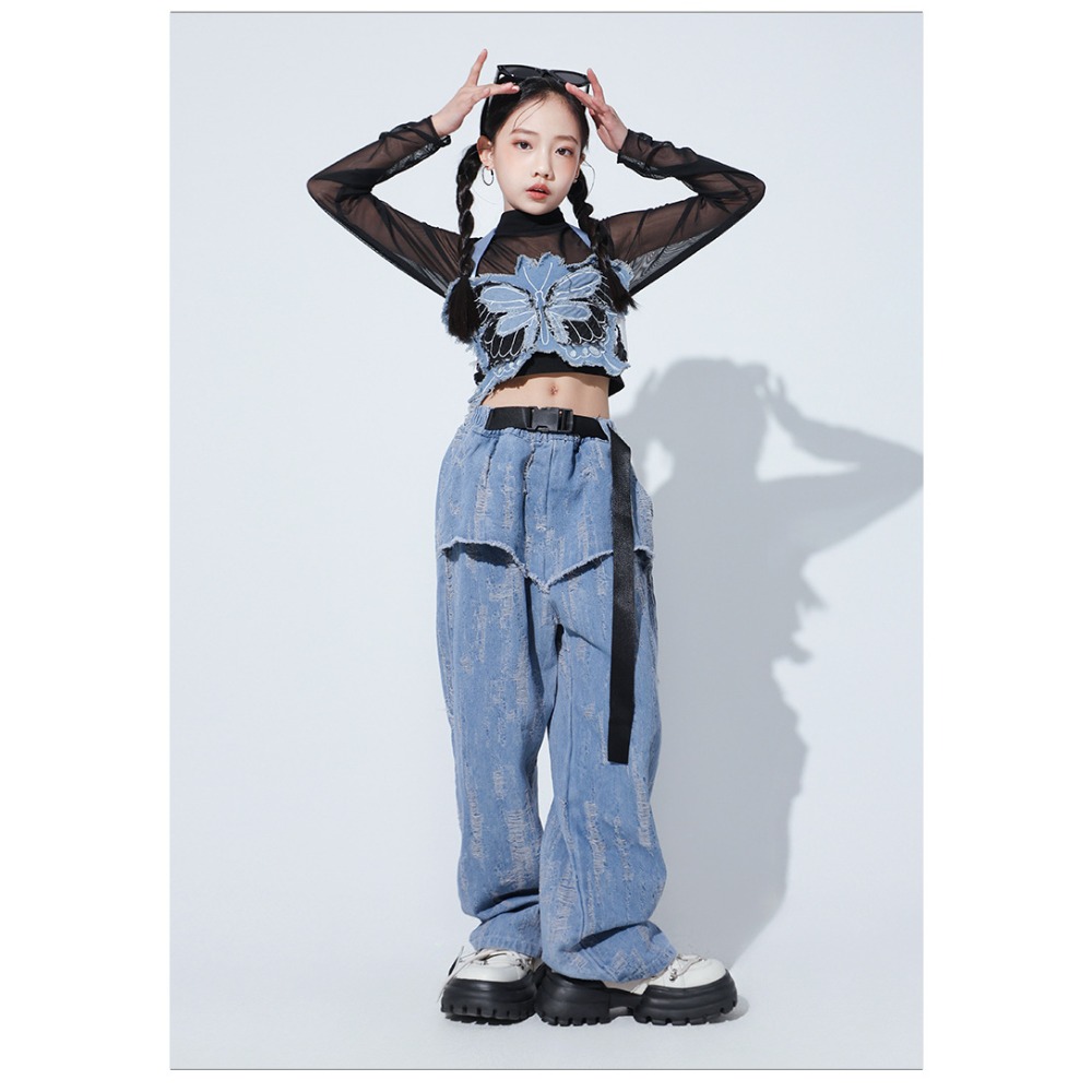 Jazz Hip Hop Dance Set Mesh Lo - đánh giá và giá Street Fashion Hip Hop