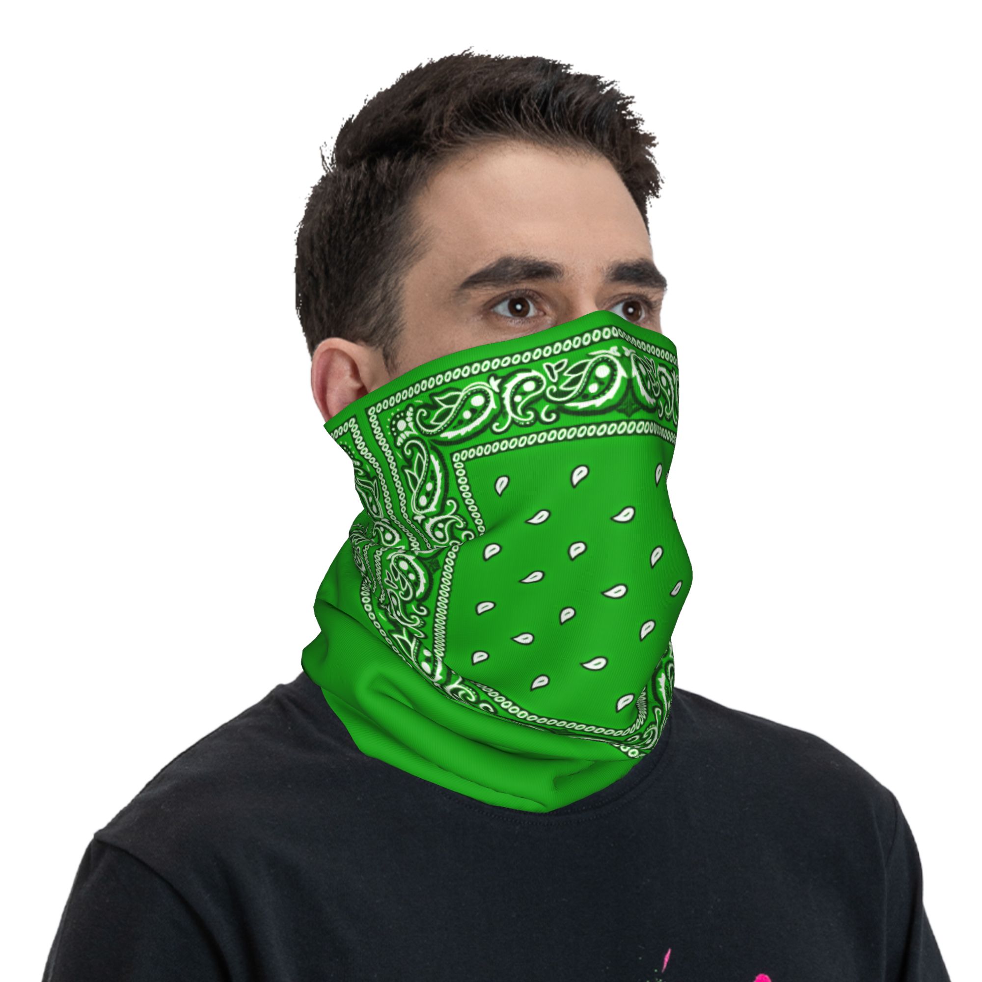 green Bandana  Cool Cycling Ma - đánh giá và giá Balaclava Face Mask